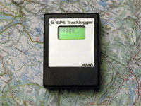 GPS Tracklogger - vista laterale